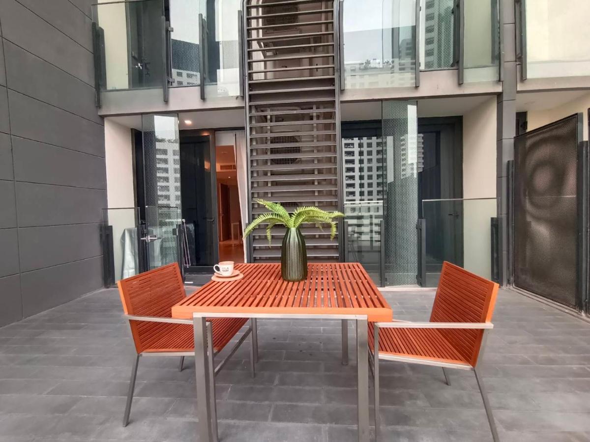 Apartamento Sukhumvit 11#Luxury#Pool#Gym#Bts Nana&Mrt Sukhumvit#1Br#Max2Ppl Bangkok Exterior foto