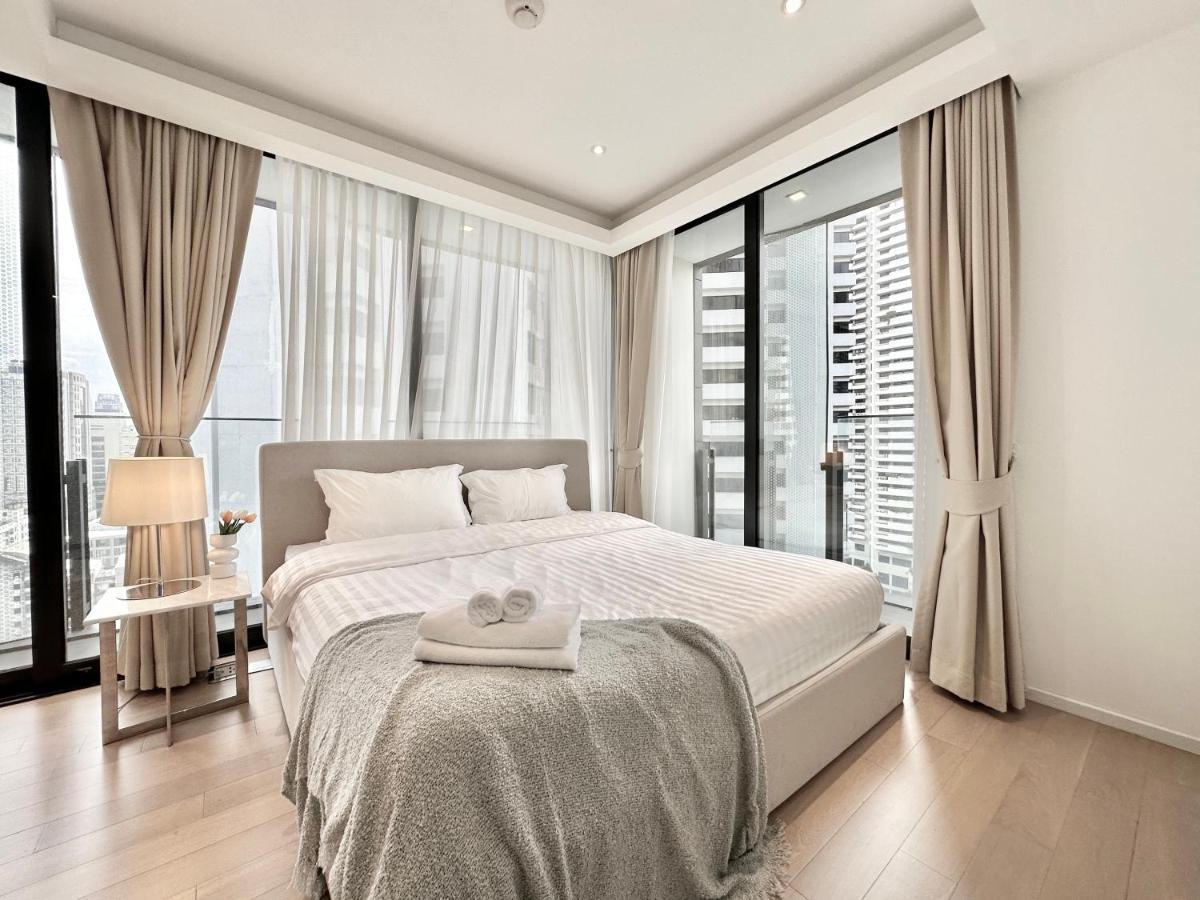 Apartamento Sukhumvit 11#Luxury#Pool#Gym#Bts Nana&Mrt Sukhumvit#1Br#Max2Ppl Bangkok Exterior foto