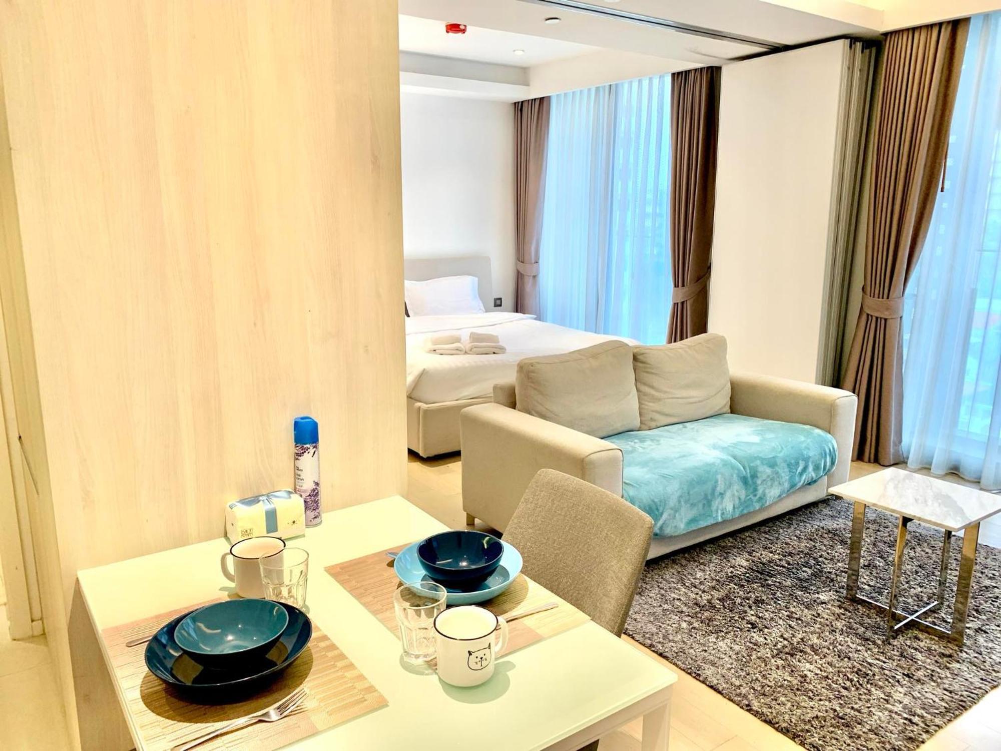 Apartamento Sukhumvit 11#Luxury#Pool#Gym#Bts Nana&Mrt Sukhumvit#1Br#Max2Ppl Bangkok Exterior foto
